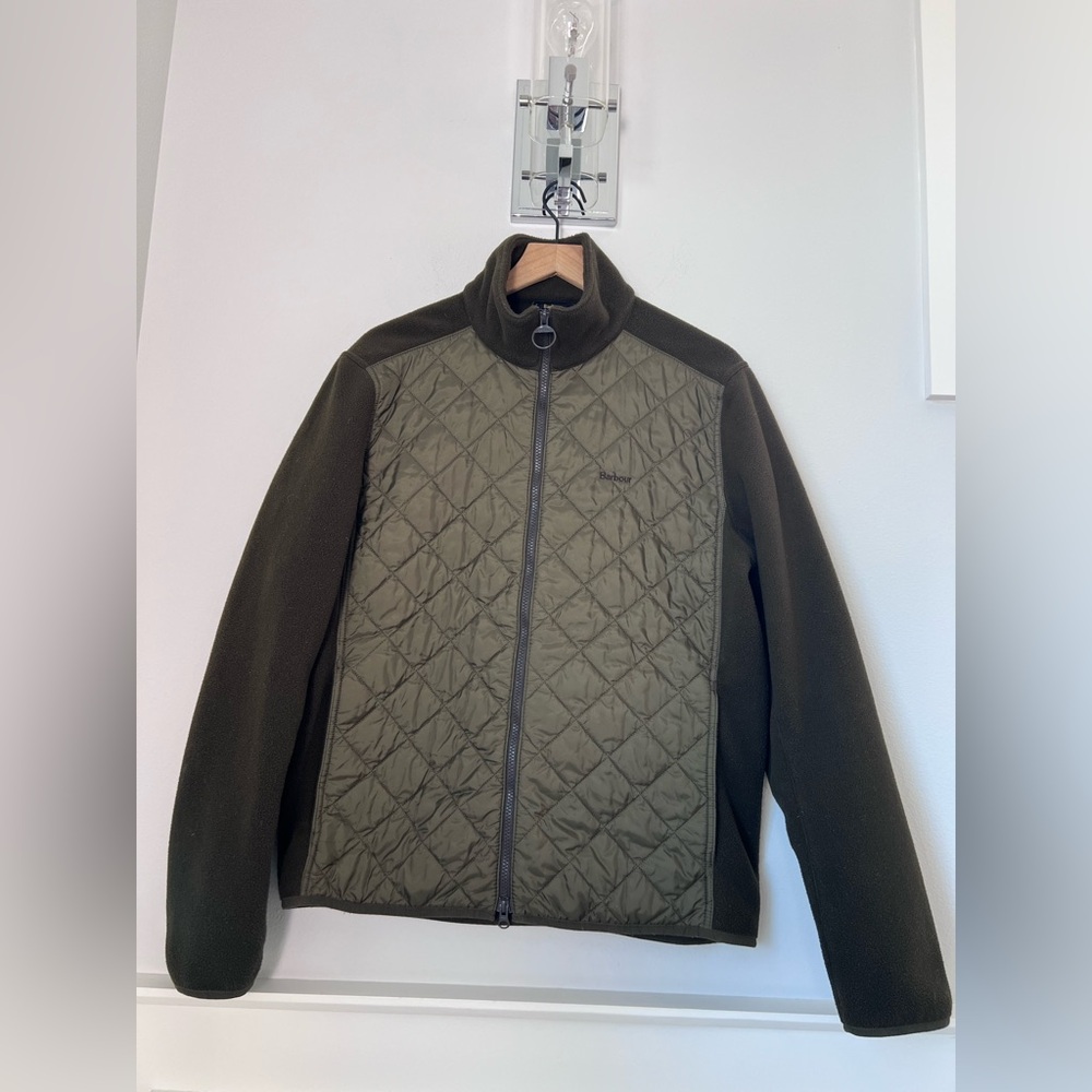 Barbour Dark Green Quilted Men's Puffer Jacket